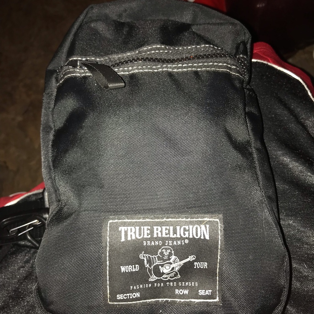 True Religion Black Men's Bag